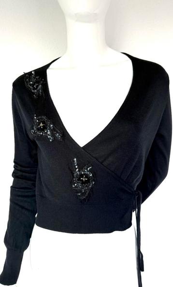 PINKO CASHMERE BLEND TRUI MET PAILETTEN, M (NEW €249)💖💖💖 beschikbaar voor biedingen