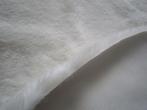 Premium kwaliteit kunstbont kunstvacht wit, Wit, Nieuw, Ophalen of Verzenden, 30 tot 120 cm