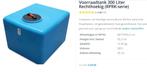 Drinkwatertank 300 liter NIEUW, Caravans en Kamperen, Caravan accessoires, Ophalen, Nieuw