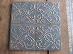 17 m2 retro petrol blauwe tegels in relief Villeroy Boch, Ophalen, Nieuw, Minder dan 20 cm, Minder dan 20 cm