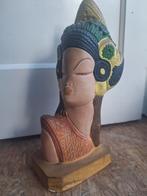 Vintage beeld Balinese danseres, Antiek en Kunst, Kunst | Beelden en Houtsnijwerken, Ophalen of Verzenden