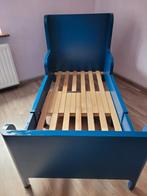 Ikea busunge kinderbed blauw, Gebruikt, 70 tot 85 cm, Ophalen, 180 cm of meer