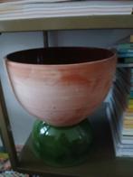 Vaas/Pot Aardewerk Handgemaakt Marokko gekocht bij Sissy Boy, Schaal, Rond, Ophalen of Verzenden, Zo goed als nieuw
