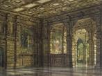 La Scala Milaan decor ontwerp, Verdi - Vintage prent, 1945, Gebruikt, Verzenden, 1940 tot 1960, Prent