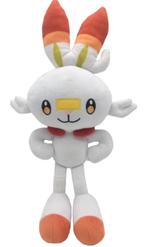 Leuke nieuwe Pokemon knuffel Scorbunny 36cm, Ophalen of Verzenden, Nieuw, Overige typen