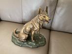 Beeld hond / Duitse Herder / Louis Carvin, Antiek en Kunst, Ophalen of Verzenden