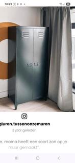 Metalen Kledingkast - Zo Goed Als Nieuw, Met hangruimte, Zo goed als nieuw, Metaal, 25 tot 50 cm