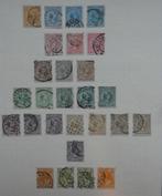 Koningin Wilhelmina Bontkraag met kleurvianten, Postzegels en Munten, Postzegels | Nederland, Ophalen of Verzenden, T/m 1940, Gestempeld