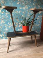 Retro vintage houten plantentafel / etagère, Verzamelen, Retro, Huis en Inrichting, Ophalen