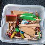 Houten speelgoed treinbaan, Kinderen en Baby's, Speelgoed | Houten speelgoed, Ophalen of Verzenden, Gebruikt