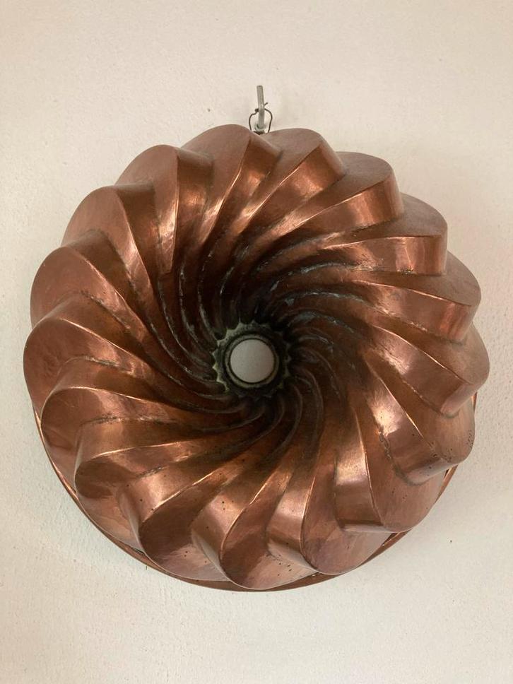 Antieke Koperen Bakvorm - Decoratief!, Huis en Inrichting, Keuken | Keukenbenodigdheden, Gebruikt, Ophalen of Verzenden