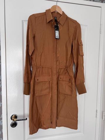 Eksept prachtig goud kleurig safari jurkje nieuw jurk XS beschikbaar voor biedingen