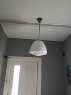 plafondlamp schoollamp jaren 30, Huis en Inrichting, Glas, Gebruikt, Ophalen