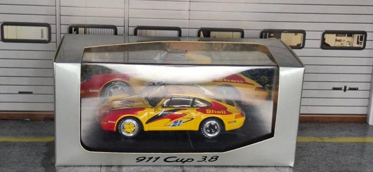 1.43 porsche 911 cup 3.8, Hobby en Vrije tijd, Modelauto's | 1:43, Zo goed als nieuw, Auto, MiniChamps, Ophalen of Verzenden