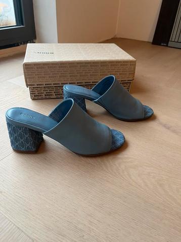 Bronx sandalen met hak blauw mt. 38 *NIEUW* beschikbaar voor biedingen