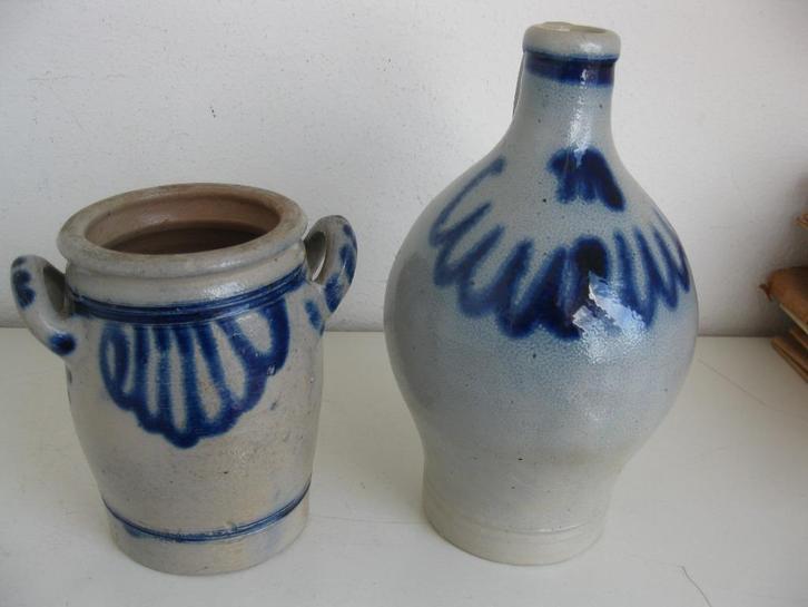 Keuls aardewerk. Kruikje en pot. In prima staat., Antiek en Kunst, Antiek | Keramiek en Aardewerk, Ophalen
