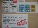 1983 kinderzegels velletje nvph 1299, Postzegels en Munten, Postzegels | Nederland, Verzenden, Gestempeld