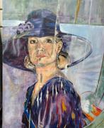 Acrylverf Schilderij van Koningin Maxima., Ophalen of Verzenden