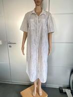 H219 Monki maat S=36/38 lange blouse-jurk wit/zwart, Kleding | Dames, Jurken, Onder de knie, Wit, Zo goed als nieuw, Monki
