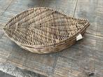 Riviera Maison rattan thee mand leaf, Ophalen, Zo goed als nieuw, Rond, Riet