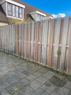 Hard houten schutting lengte 10 meter zgan, Tuin en Terras, Schuttingen, 6 meter of meer, Zo goed als nieuw, Hout, 1 tot 2 meter