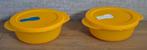 Tupperware CrystalWave rond 600ML Oranje NIEUW, Huis en Inrichting, Keuken | Tupperware, Ophalen of Verzenden, Nieuw, Wit, Overige typen