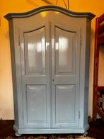 Massief houten kledingkast, Ophalen, Gebruikt, 100 tot 150 cm, 150 tot 200 cm