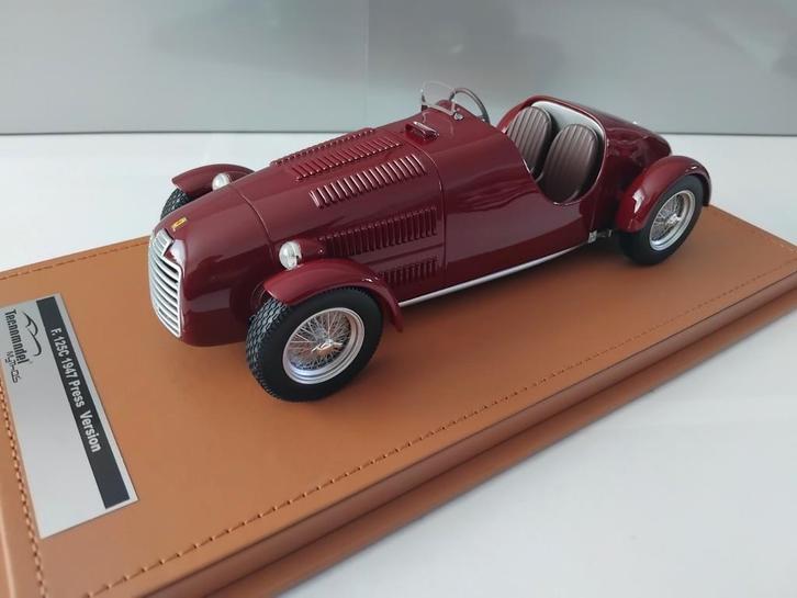 Ferrari 125c Press Version 1947, 1/18, Tecnomodel, Hobby en Vrije tijd, Modelauto's | 1:18, Nieuw, Overige merken, Ophalen of Verzenden