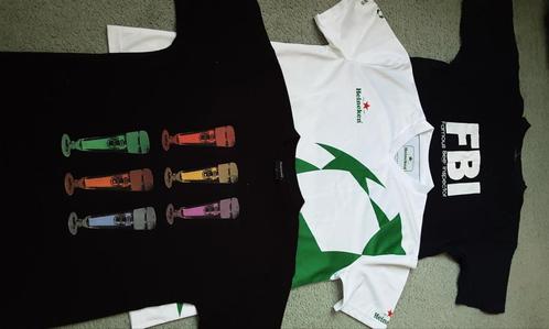 Bier:  Warsteiner, Heineken - uefa, FBI: Fam. Beer Inspector, Kleding | Heren, T-shirts, Nieuw, Maat 48/50 (M), Zwart, Ophalen