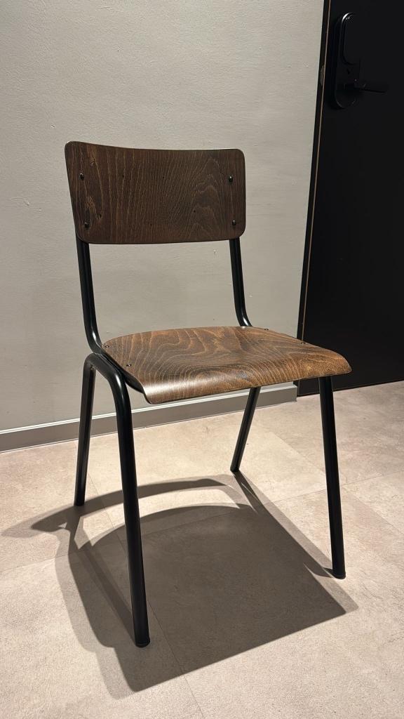 NIEUW! Dutchbone eetkamerstoel - 6 stuks, Huis en Inrichting, Stoelen, Nieuw, Vijf, Zes of meer stoelen, Hout, Metaal, Bruin, Ophalen