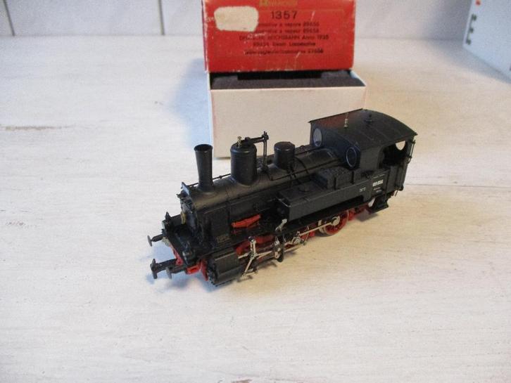 Rivarossi Stoomlok 89 656 DR no 1357, Hobby en Vrije tijd, Modeltreinen | H0, Zo goed als nieuw, Locomotief, Gelijkstroom, Overige merken