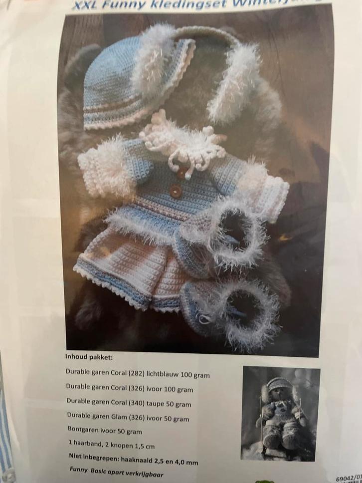 Funny's XXL Winterset Haakpakket, Hobby en Vrije tijd, Breien en Haken, Nieuw, Haken, Patroon of Boek, Ophalen of Verzenden