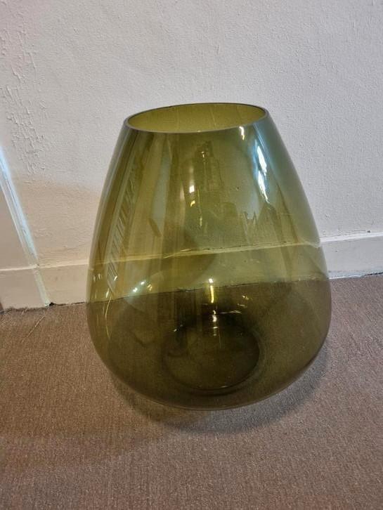 Pols potten, Huis en Inrichting, Woonaccessoires | Vazen, Gebruikt, Groen, Minder dan 50 cm, Aardewerk of Porselein, Ophalen