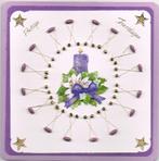 kerstkaart met kralen, Ophalen of Verzenden, Nieuw, Kerst