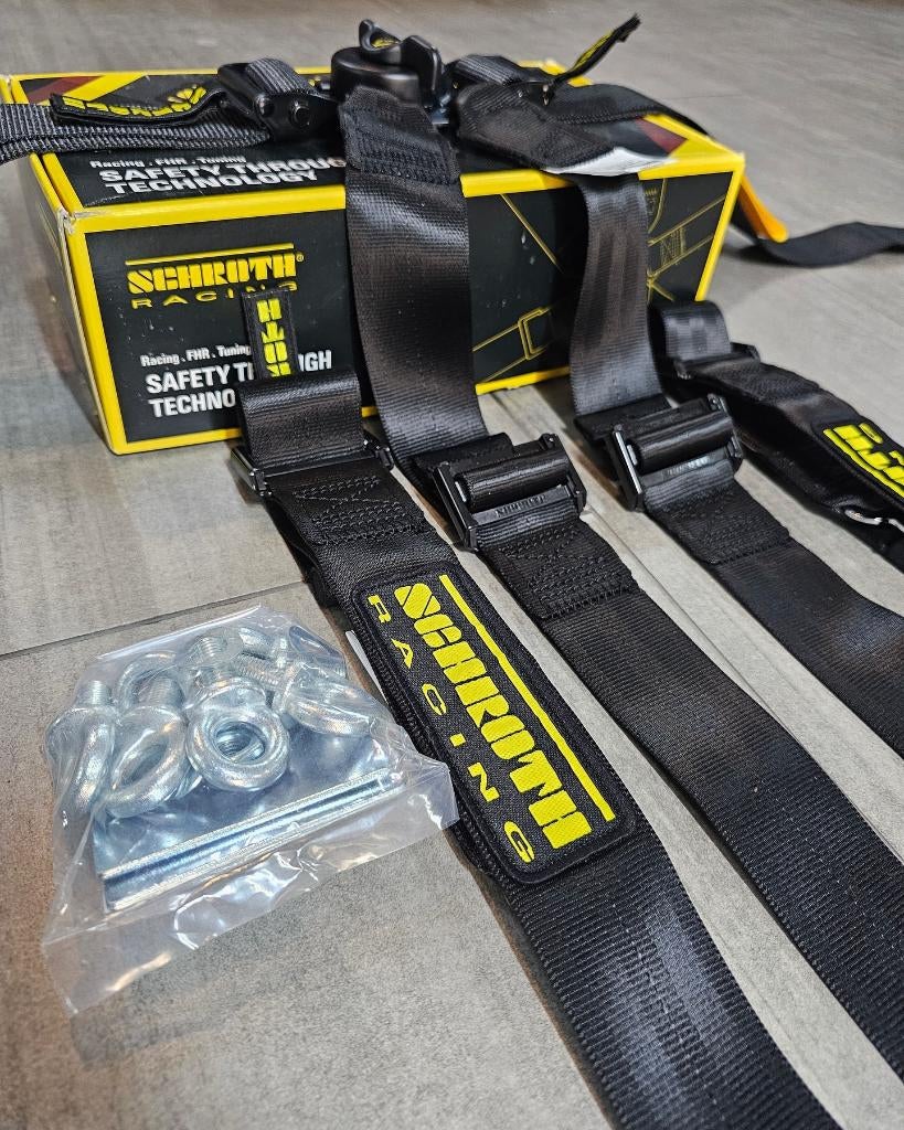 Schroth Enduro 2X2 Profi II gordel set racegordel FIA ASM, Auto diversen, Tuning en Styling, Ophalen of Verzenden