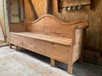 Hele gave antieke Scandinavisch massief houten klepbank bank, Antiek en Kunst, Ophalen