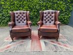 Schapen leren Wingchairs oorfauteuils !!!!, Ophalen, Gebruikt, 75 tot 100 cm, Schapen leer