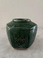 Antieke Chinese groen geglazuurde Shiwan gemberpot. II, Antiek en Kunst, Antiek | Keramiek en Aardewerk, Ophalen of Verzenden