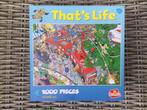 That’s Life Puzzel Fire Station 4868 Brandweer 1000stukjes, Ophalen of Verzenden, 500 t/m 1500 stukjes, Zo goed als nieuw, Legpuzzel