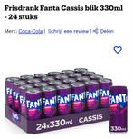 Fanta Cassis blik THT 28-2-2026 9,99 VASTE PRIJS OP=OP, Ophalen