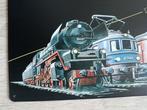 Trix Express || Metalen Modeltrein Wandbord Poster, Nieuw, Ophalen, Overige merken, Gelijkstroom