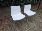 Ikea stoelen wit, Ophalen, Gebruikt, Wit, Kunststof