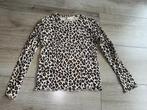 Zara longsleeve shirt panterprint 164, Verzenden, Zo goed als nieuw, Meisje, Shirt of Longsleeve