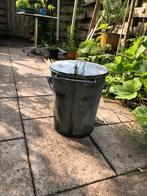 Zinken afvalemmer gemeente Utrecht, Ophalen, Gebruikt, Rond, Tuin