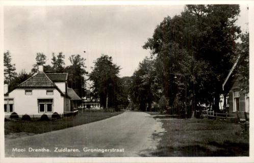 Zuidlaren, Groningerstraat, Verzamelen, Ansichtkaarten | Nederland, Ongelopen, Drenthe, Voor 1920, Ophalen of Verzenden