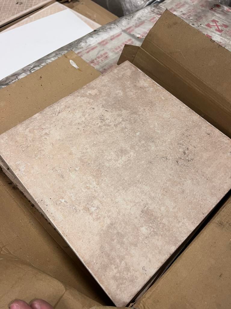 Steenbok tegel 31x31cm, Doe-het-zelf en Verbouw, Tegels, Ophalen, Zo goed als nieuw, Minder dan 5 m², Wandtegels