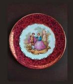 Mooi porseleinen wand bord van Bavaria Schaller 18,5 cm goud, Antiek en Kunst, Ophalen of Verzenden