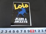 sticker LOIS Jeans & Jackets, Ophalen, Zo goed als nieuw, Bedrijf of Vereniging
