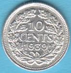 Nederland 10 cent 1939 Wilhelmina zilver, Sch. 910, Zilver, Ophalen of Verzenden, 10 cent, Koningin Wilhelmina