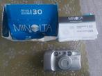 Minolta Riva Zoom 130 – voor creatieve analoge fotografie..., Ophalen of Verzenden, Gebruikt, Compact, Minolta
